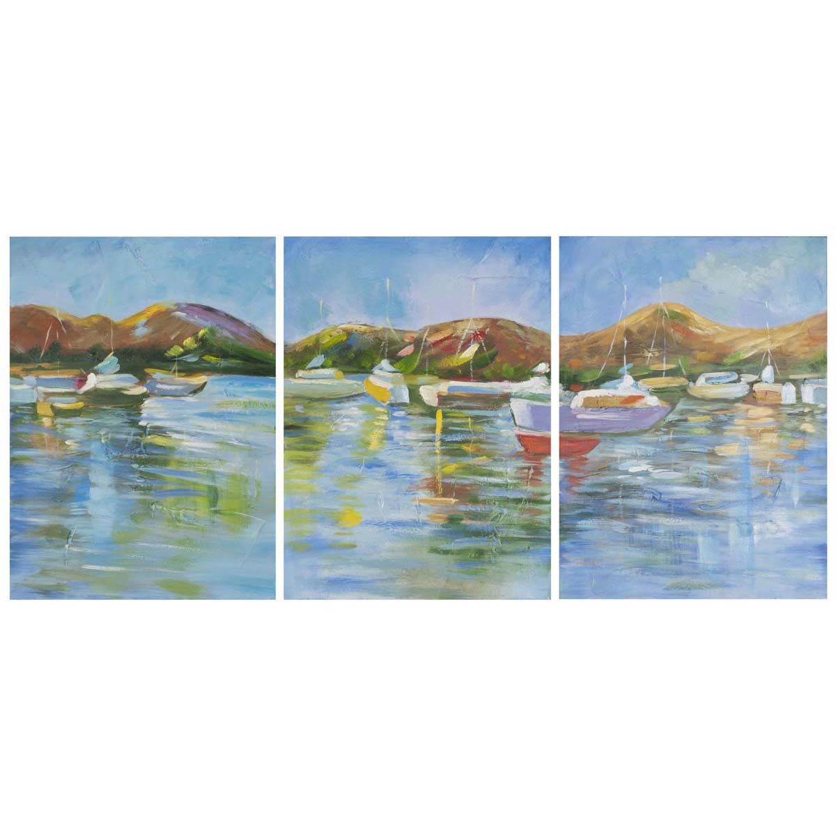 Safavieh Sailors Cove Triptych Wall Art