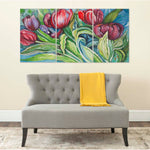 Safavieh Nouveau Tulips Triptych Wall Art