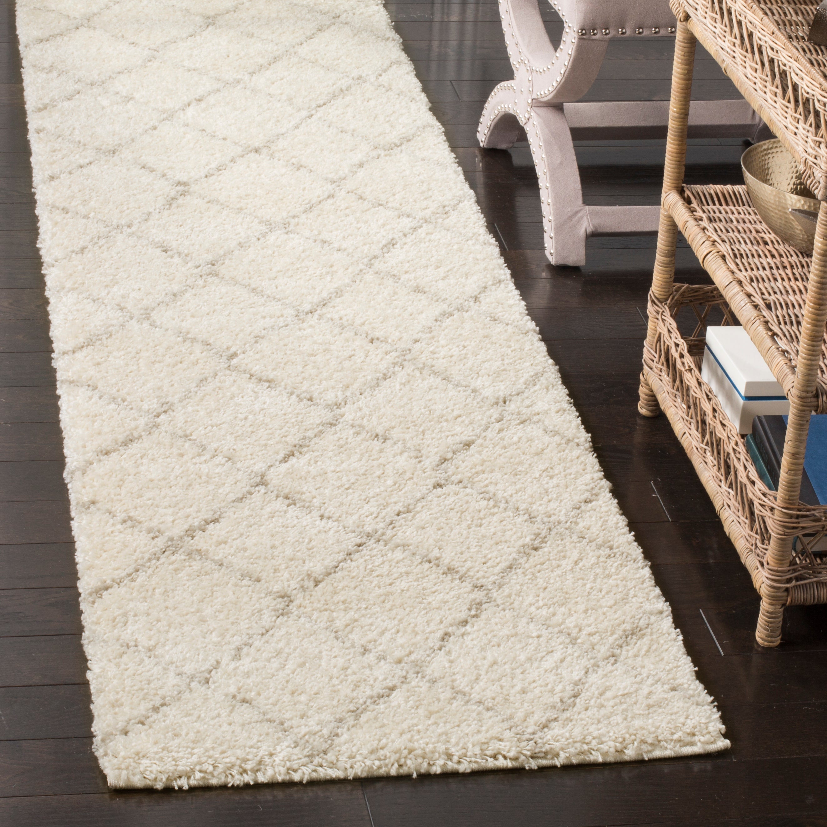 Safavieh Arizona Shag 742 Rug, ASG742 - IVORY / BEIGE