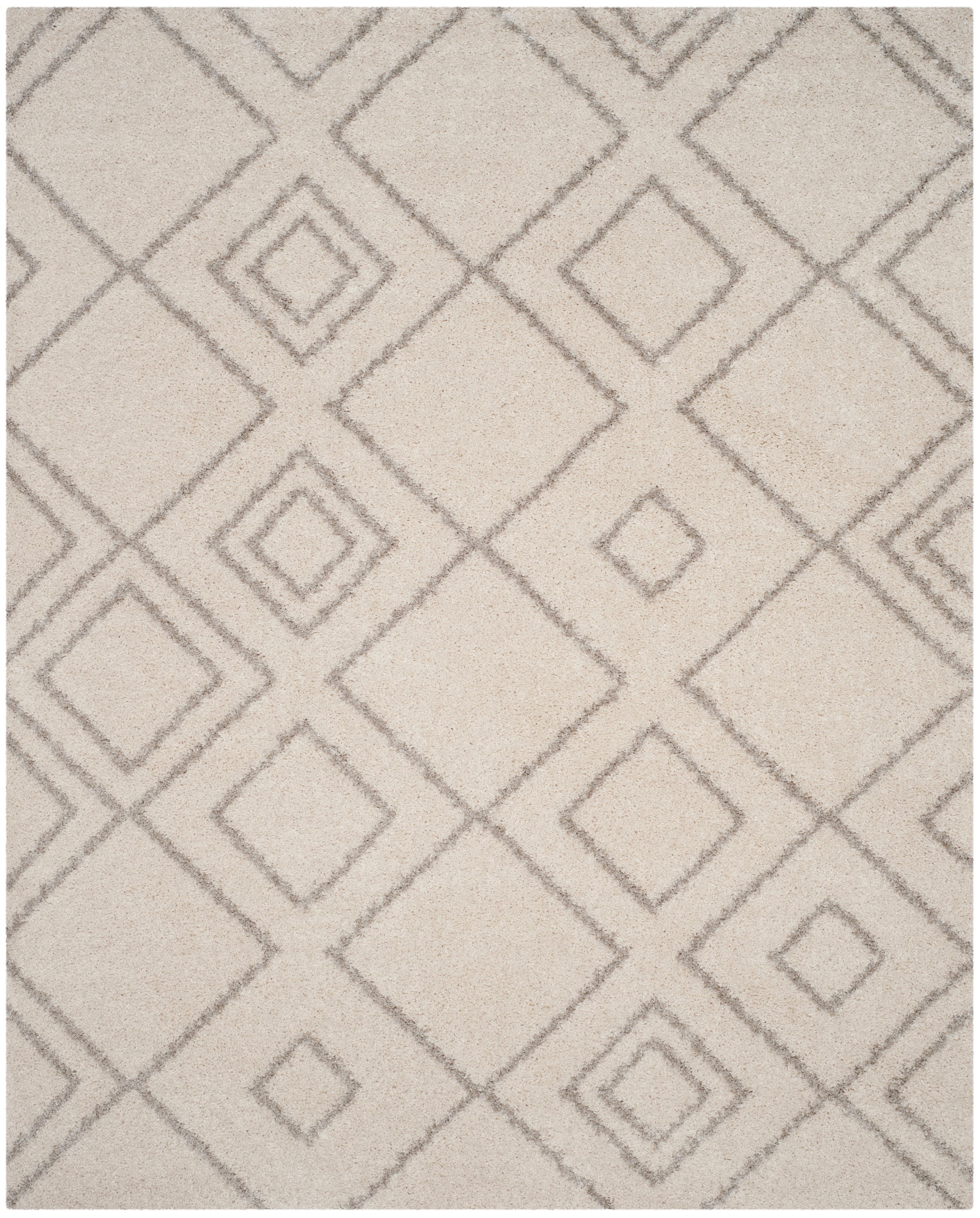 Safavieh Arizona Shag 744 Rug, ASG744 - Ivory / Beige