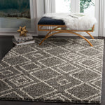 Safavieh Arizona Shag 744 Rug, ASG744 - Brown / Ivory