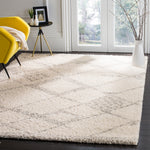 Safavieh Arizona Shag 751 Rug, ASG751 - IVORY / GREY