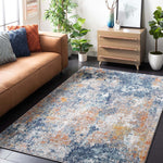 Safavieh Aston 710 Rug, ASN710 - Navy / Gold