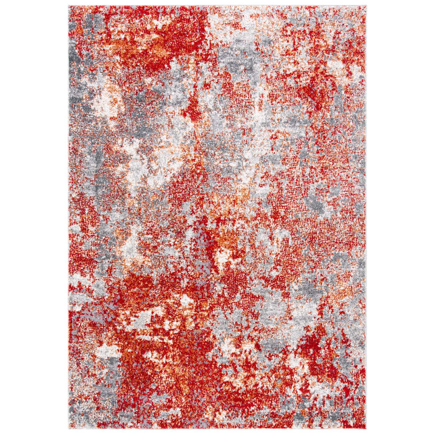 Safavieh Aston 710 Rug, ASN710 - Red / Grey