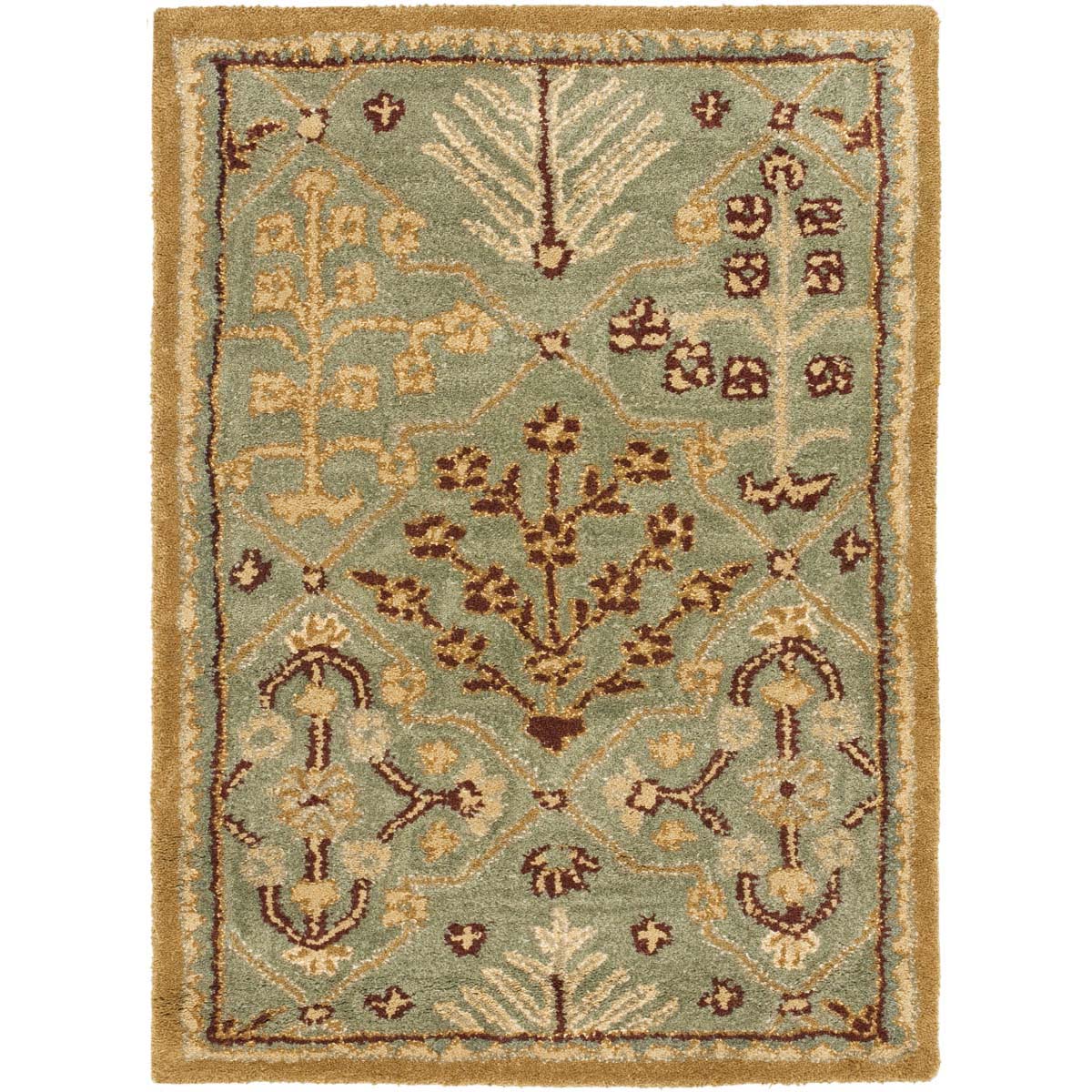 Safavieh Antiquity 13A Rug, AT613A - Light Blue / Gold