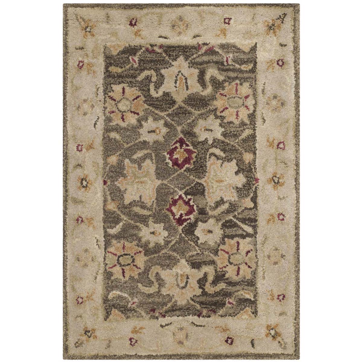 Safavieh Antiquity 53A Rug, AT853A - Olive Grey / Beige