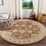 Safavieh Antiquity 53A Rug, AT853A - Olive Grey / Beige