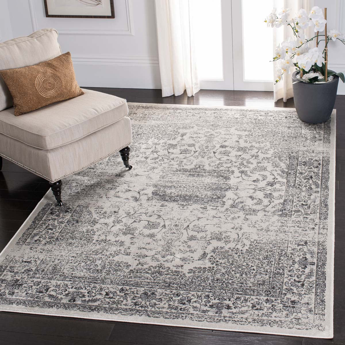 Safavieh Atlas 965 Rug, ATL965 - Ivory / Grey