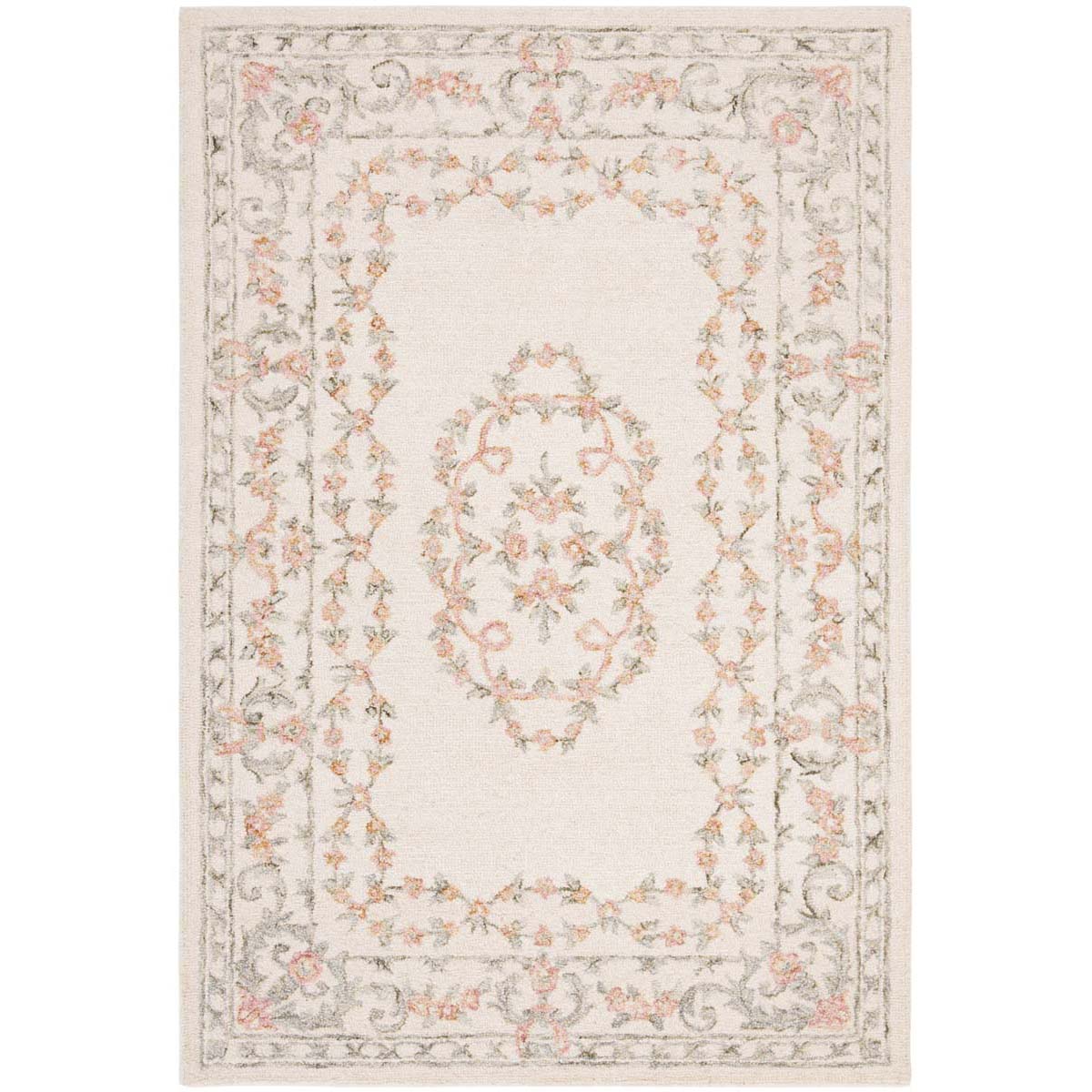 Safavieh Aubusson 102 Rug, AUB102 - Ivory / Pink