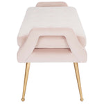 Safavieh Everdeen Bench , BCH5200 - Pink / Gold