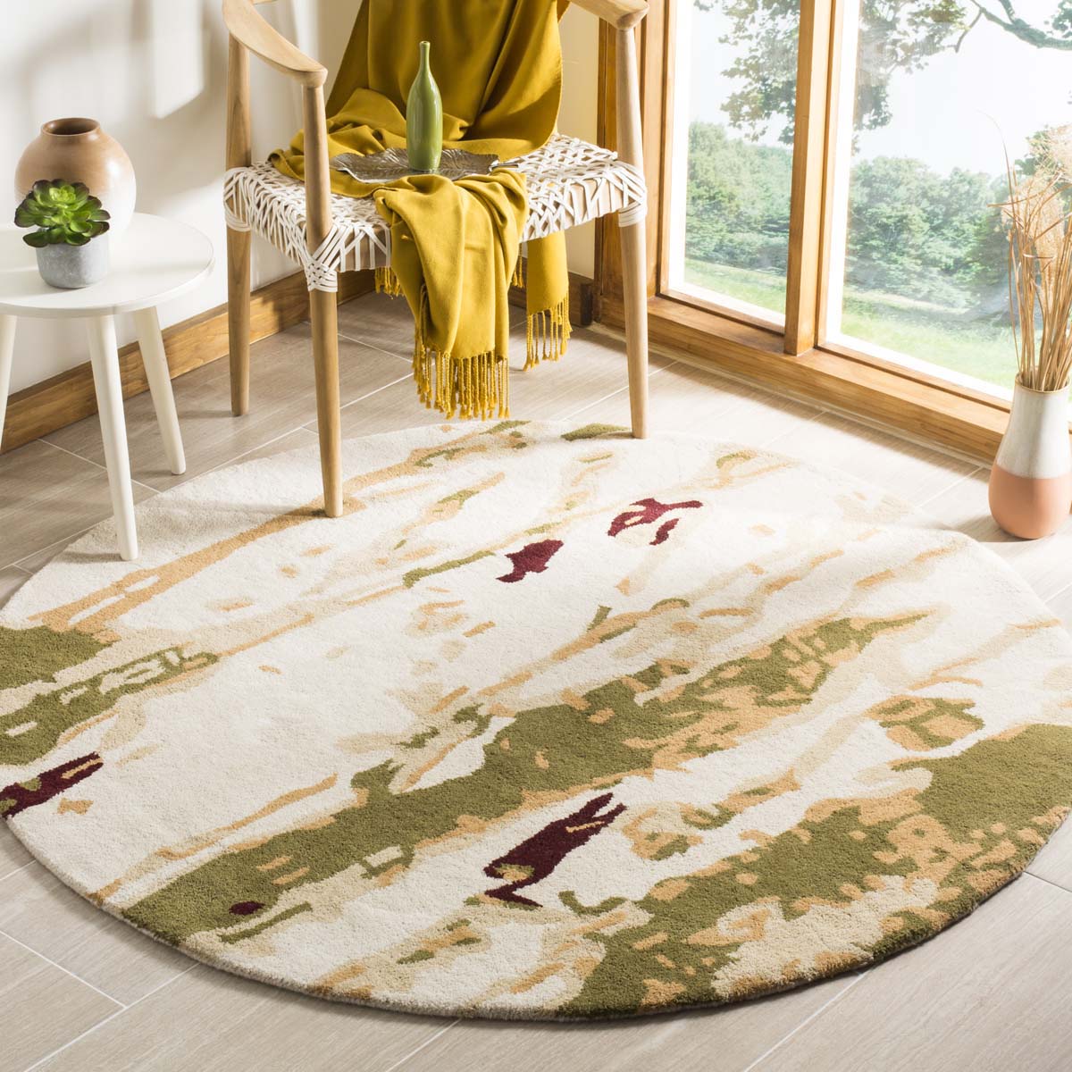 Safavieh Bella 120 Rug, BEL120 - Beige / Green