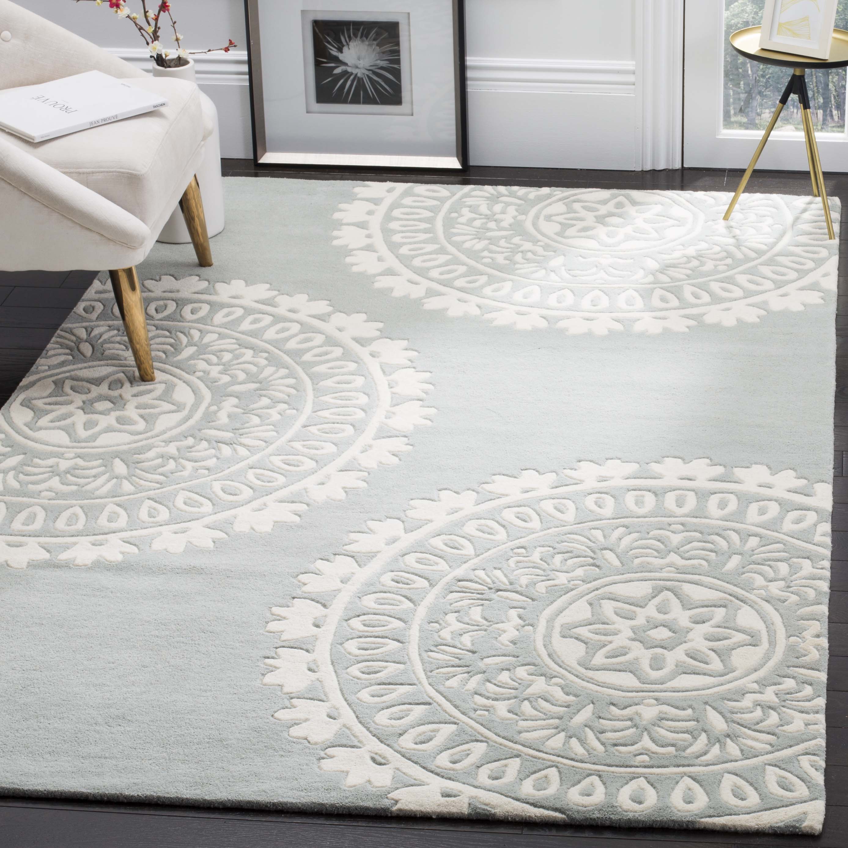 Safavieh Bella 121 Rug, BEL121 - Grey / Ivory