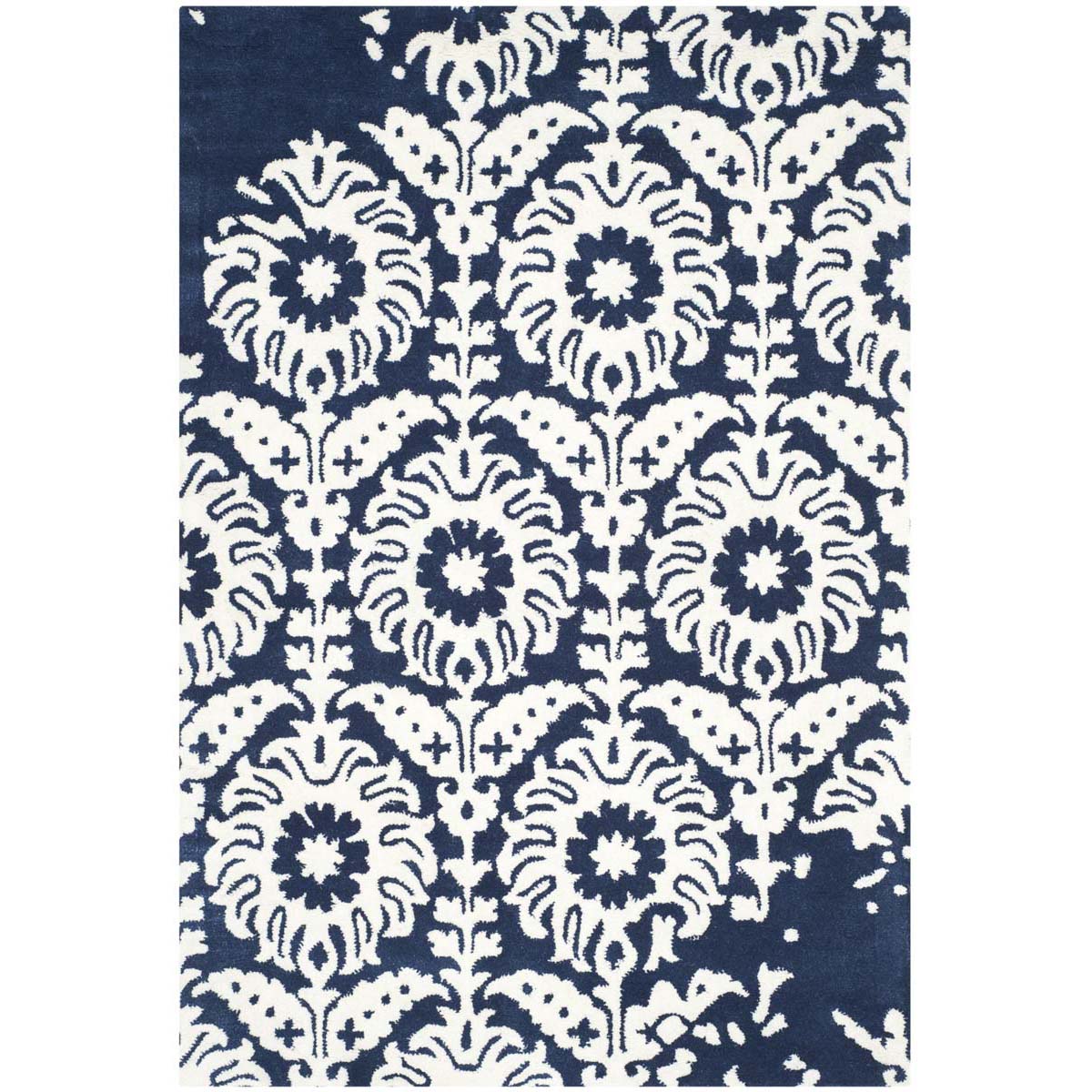 Safavieh Bella 125 Rug, BEL125 - Navy / Ivory