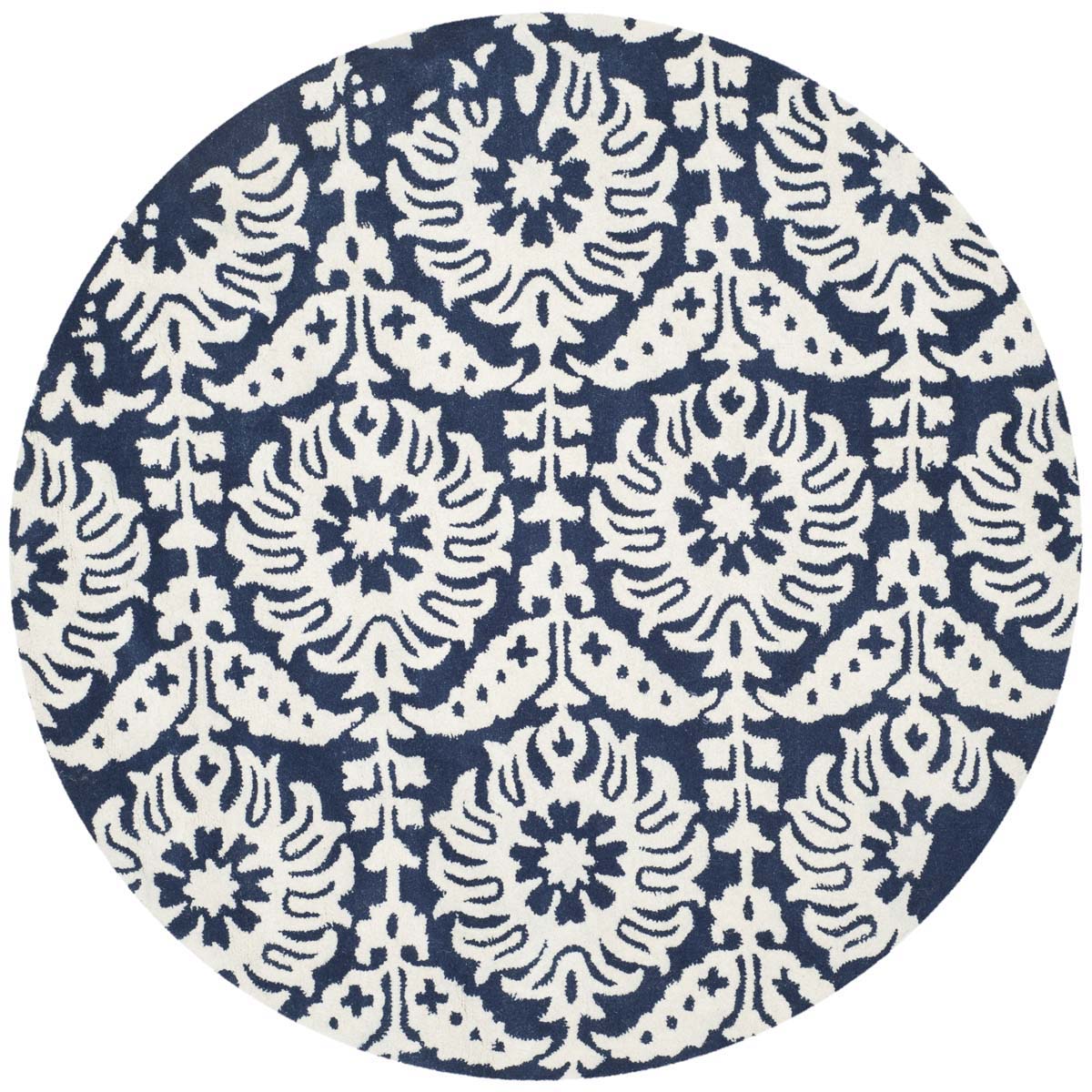 Safavieh Bella 125 Rug, BEL125 - Navy / Ivory