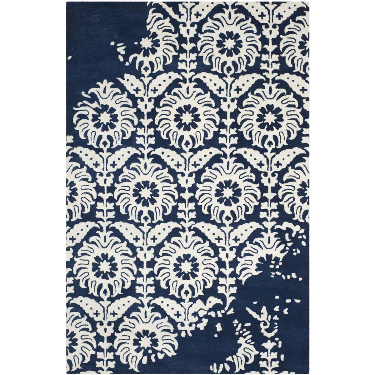 Safavieh Bella 125 Rug, BEL125 - Navy / Ivory