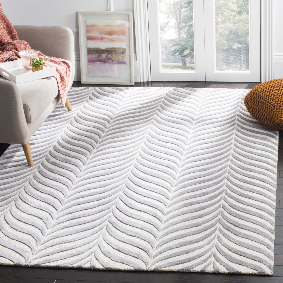 Safavieh Bella 135 Rug, BEL135 - Ivory / Grey