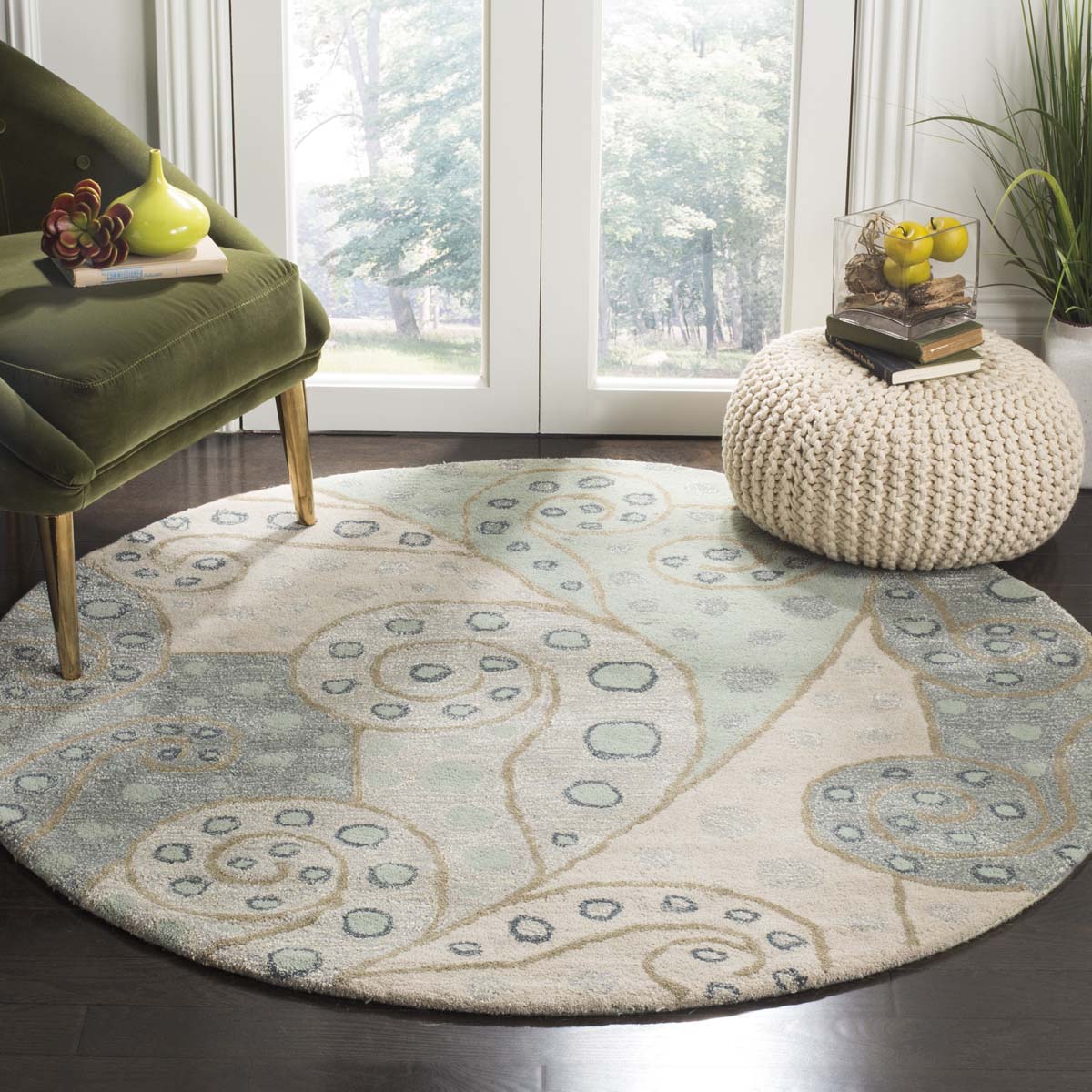 Safavieh Bella 221 Rug, BEL221 - Sage / Multi