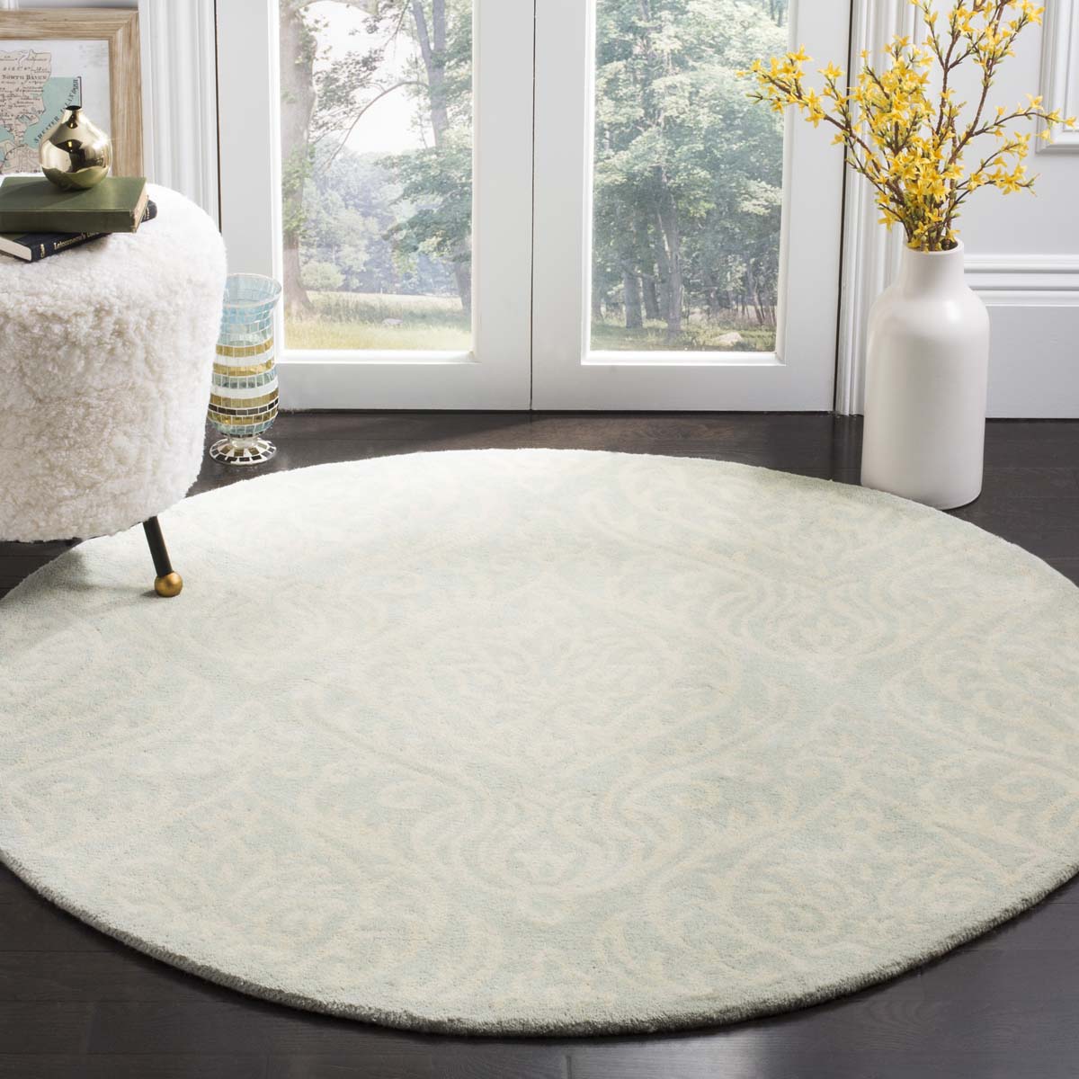 Safavieh Bella 445 Rug, BEL445 - Silver / Ivory