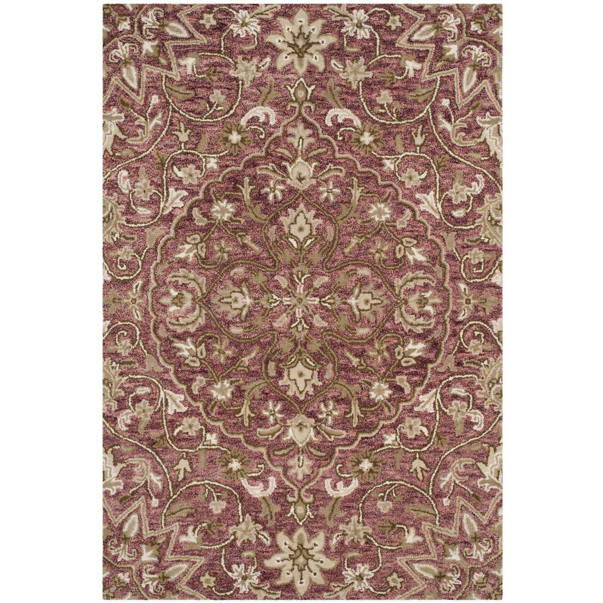 Safavieh Bella 673 Rug, BEL673 - Rose / Taupe