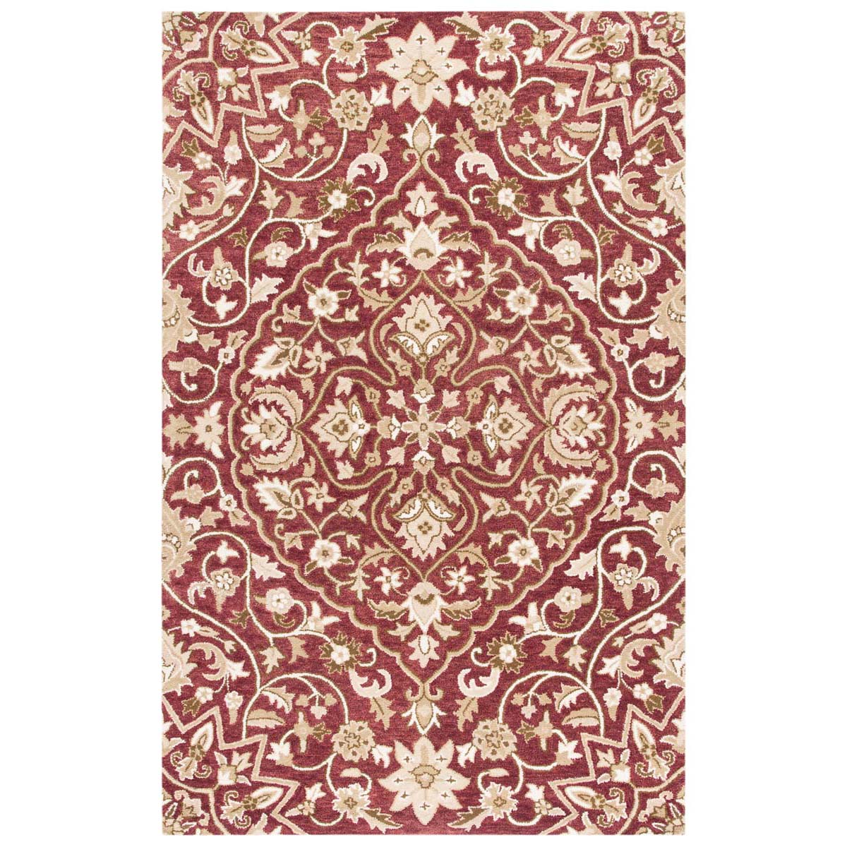 Safavieh Bella 673 Rug, BEL673 - Rose / Taupe