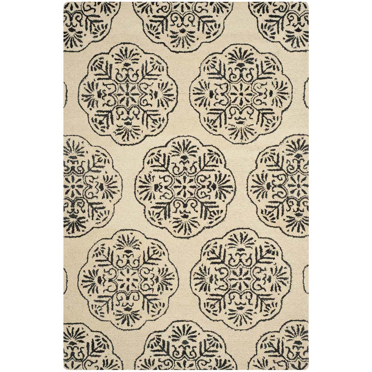 Safavieh Bella 711 Rug, BEL711 - Ivory / Charcoal