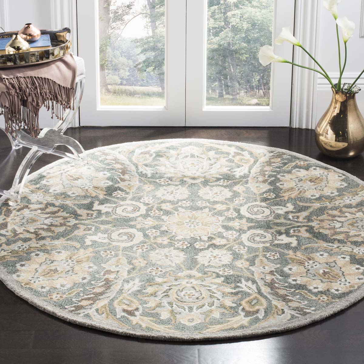 Safavieh Bella 923 Rug, BEL923 - Grey / Multi