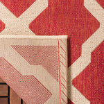 Safavieh Beach House 122 Rug, BHS122 - Red / Creme