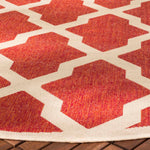 Safavieh Beach House 122 Rug, BHS122 - Red / Creme