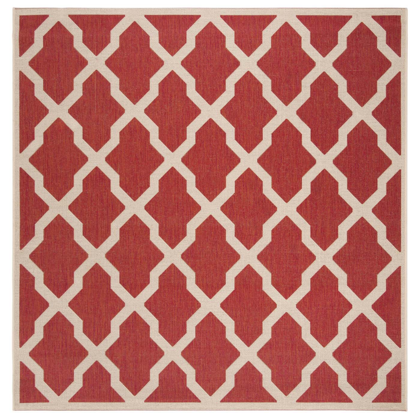 Safavieh Beach House 122 Rug, BHS122 - Red / Creme