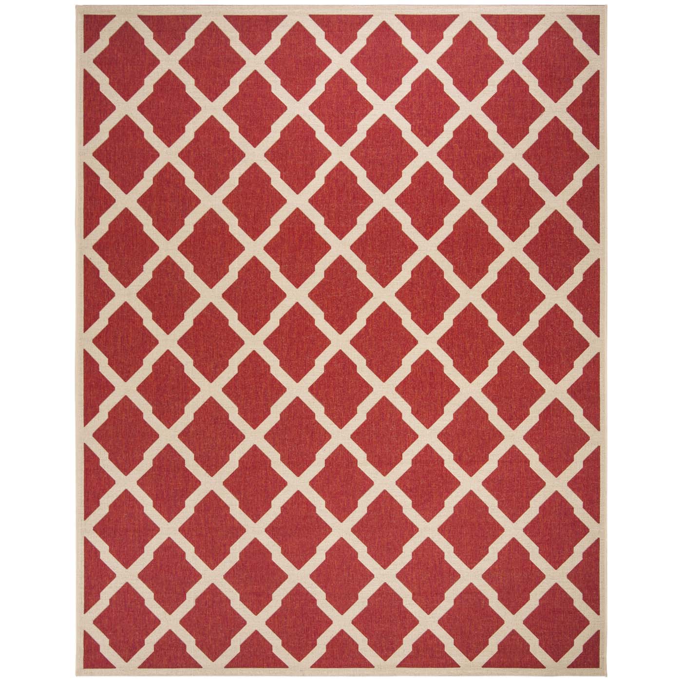 Safavieh Beach House 122 Rug, BHS122 - Red / Creme