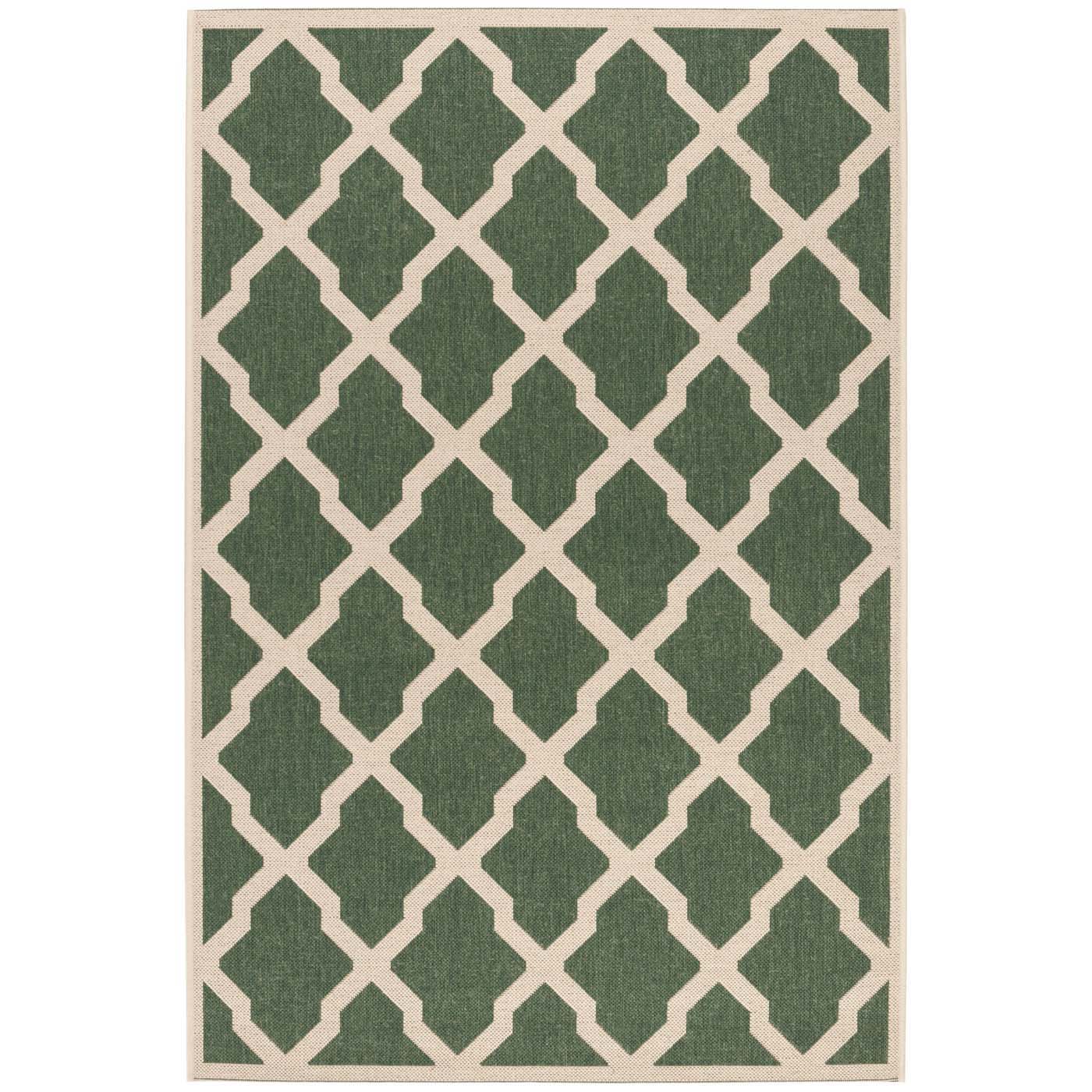 Safavieh Beach House 122 Rug, BHS122 - Green / Creme