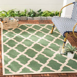 Safavieh Beach House 122 Rug, BHS122 - Green / Creme