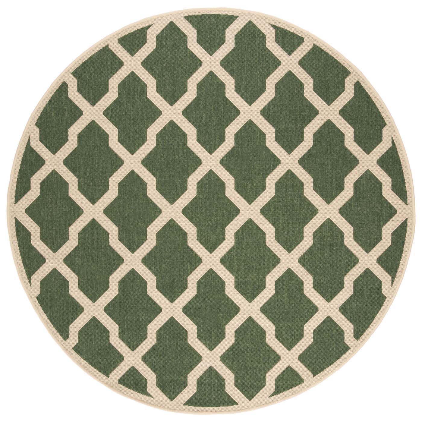 Safavieh Beach House 122 Rug, BHS122 - Green / Creme