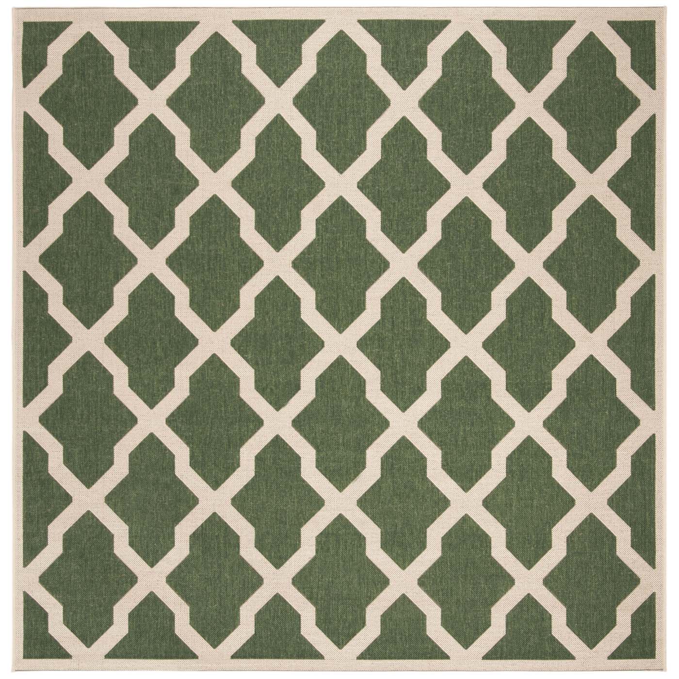 Safavieh Beach House 122 Rug, BHS122 - Green / Creme