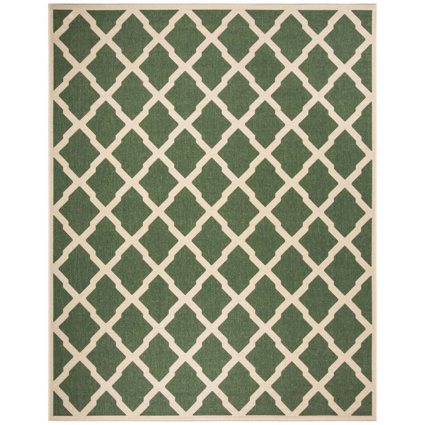 Safavieh Beach House 122 Rug, BHS122 - Green / Creme