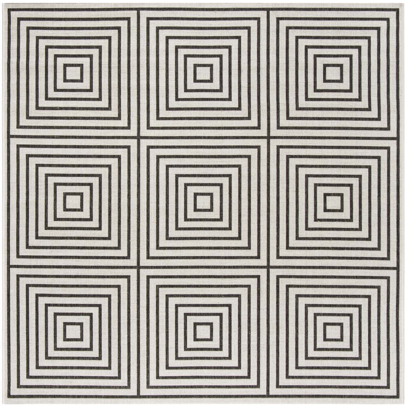 Safavieh Beach House 123 Rug, BHS123 - Light Grey / Charcoal