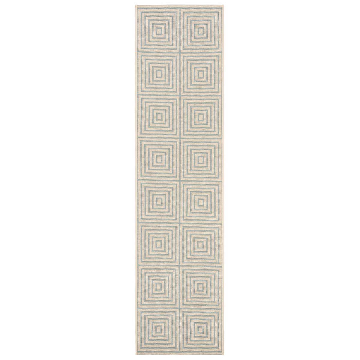 Safavieh Beach House 123 Rug, BHS123 - Cream / Aqua