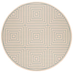 Safavieh Beach House 123 Rug, BHS123 - Cream / Aqua