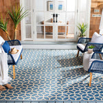 Safavieh Beach House 127 Rug, BHS127 - Blue / Creme