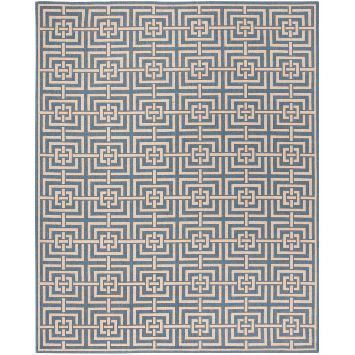 Safavieh Beach House 128 Rug, BHS128 - Blue / Creme