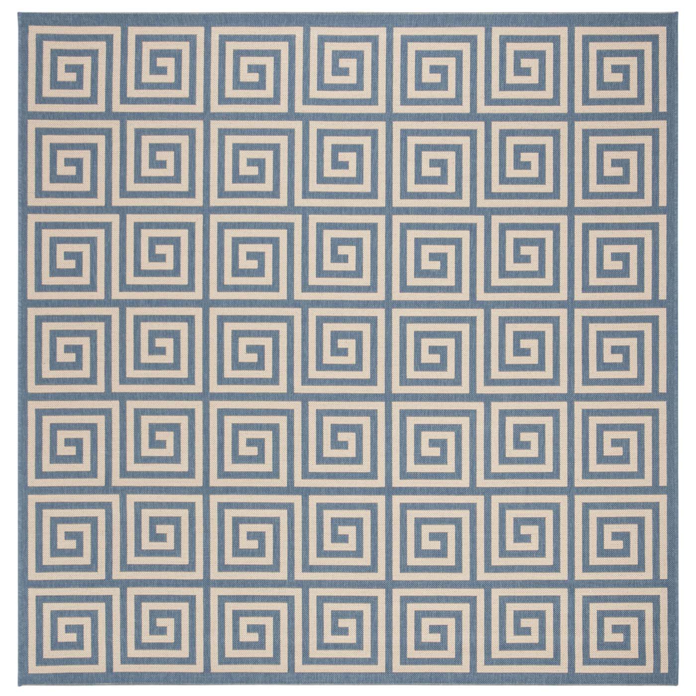 Safavieh Beach House 129 Rug, BHS129 - Cream / Blue