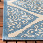 Safavieh Courtyard 858 Rug, CY6858 - Cream / Blue