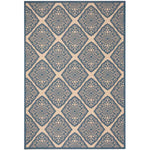 Safavieh Courtyard 858 Rug, CY6858 - Cream / Blue