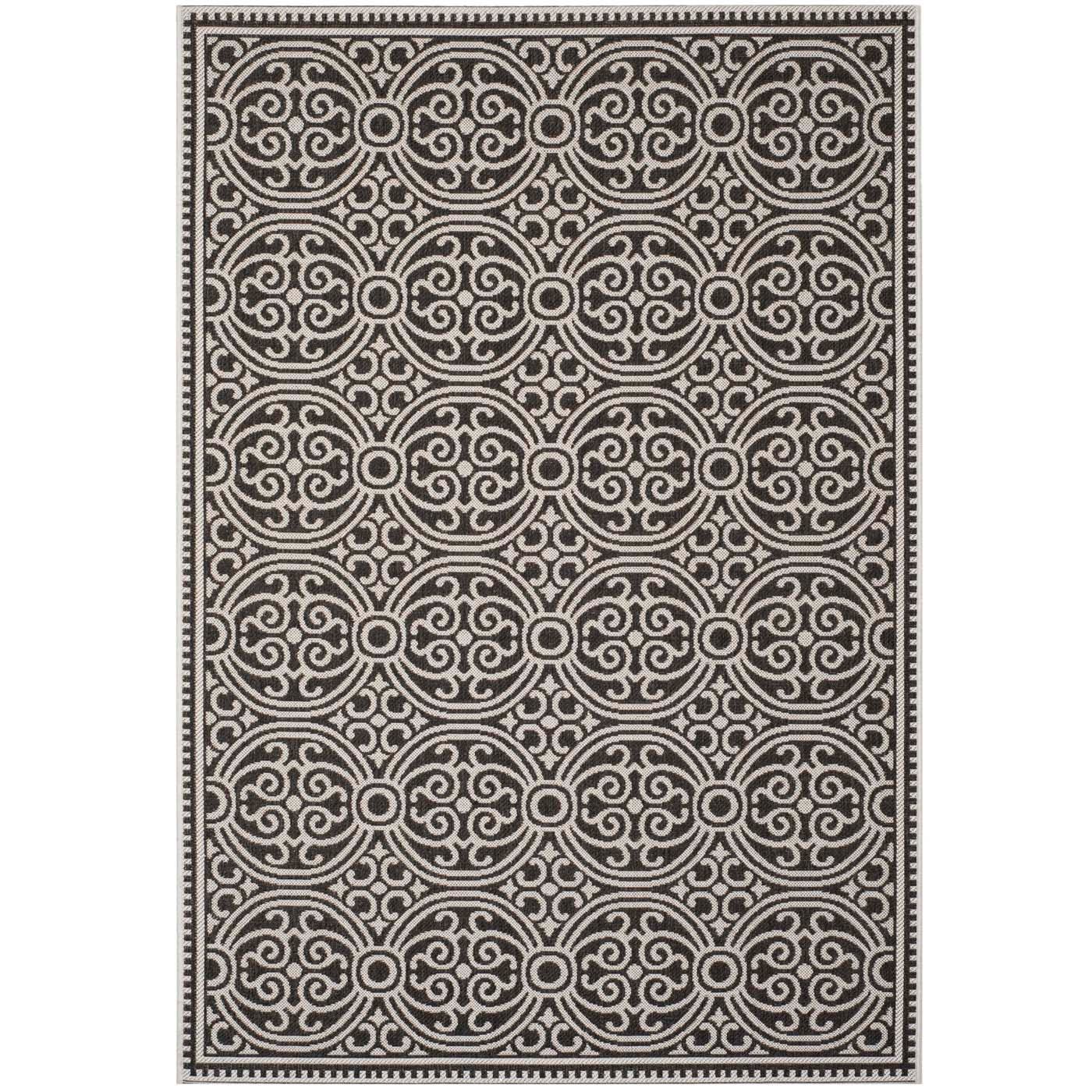 Safavieh Beach House 134 Rug, BHS134 - Light Grey / Charcoal