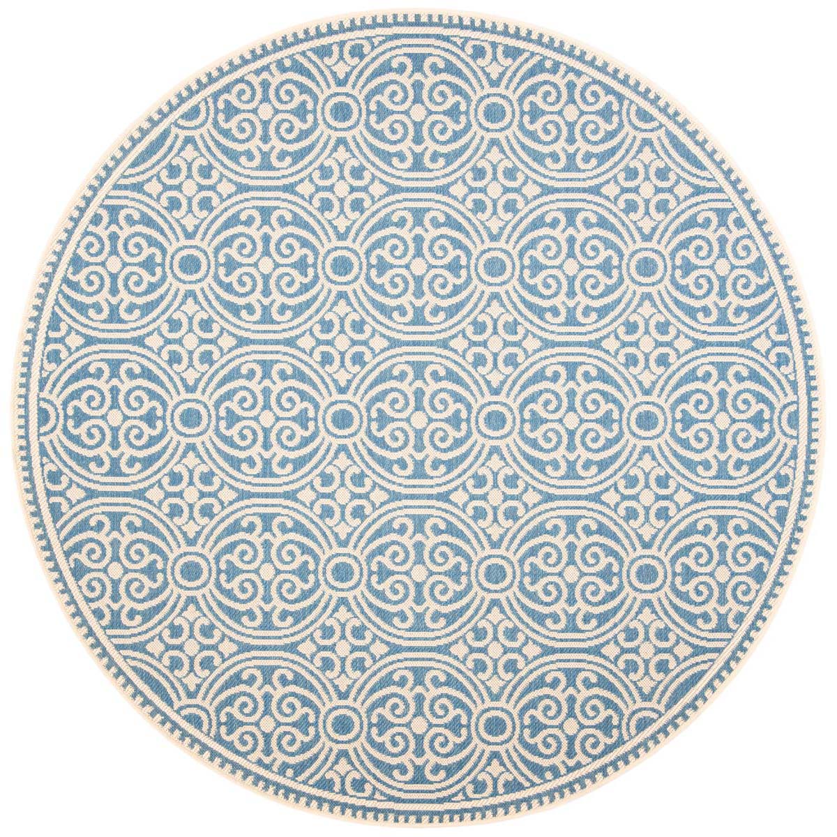 Safavieh Beach House 134 Rug, BHS134 - Cream / Blue