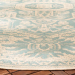 Safavieh Beach House 138 Rug, BHS138 - Aqua / Cream