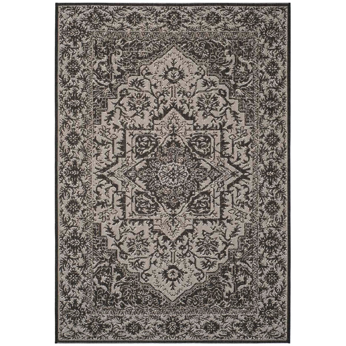 Safavieh Beach House 139 Rug, BHS139 - Light Grey / Charcoal