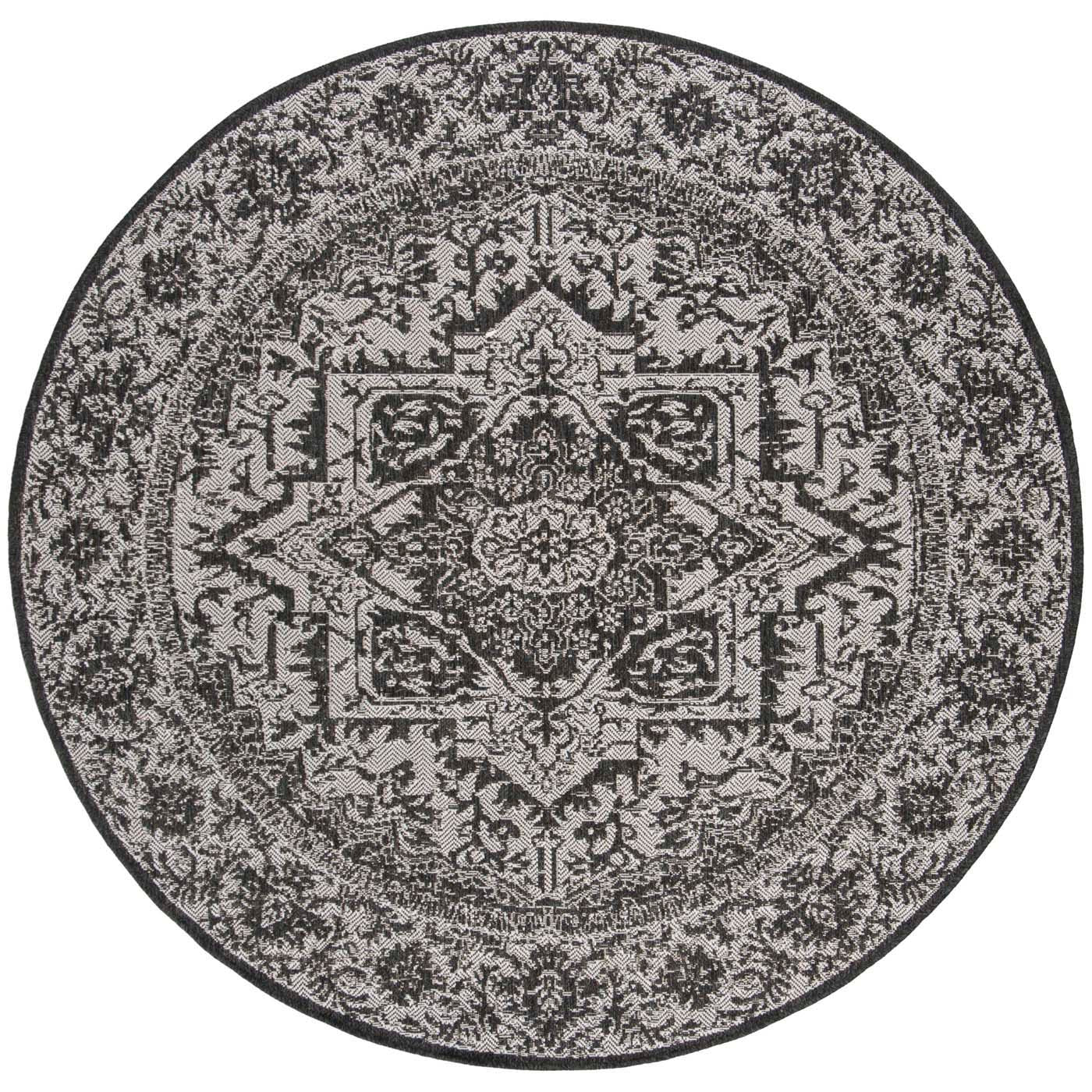 Safavieh Beach House 139 Rug, BHS139 - Light Grey / Charcoal