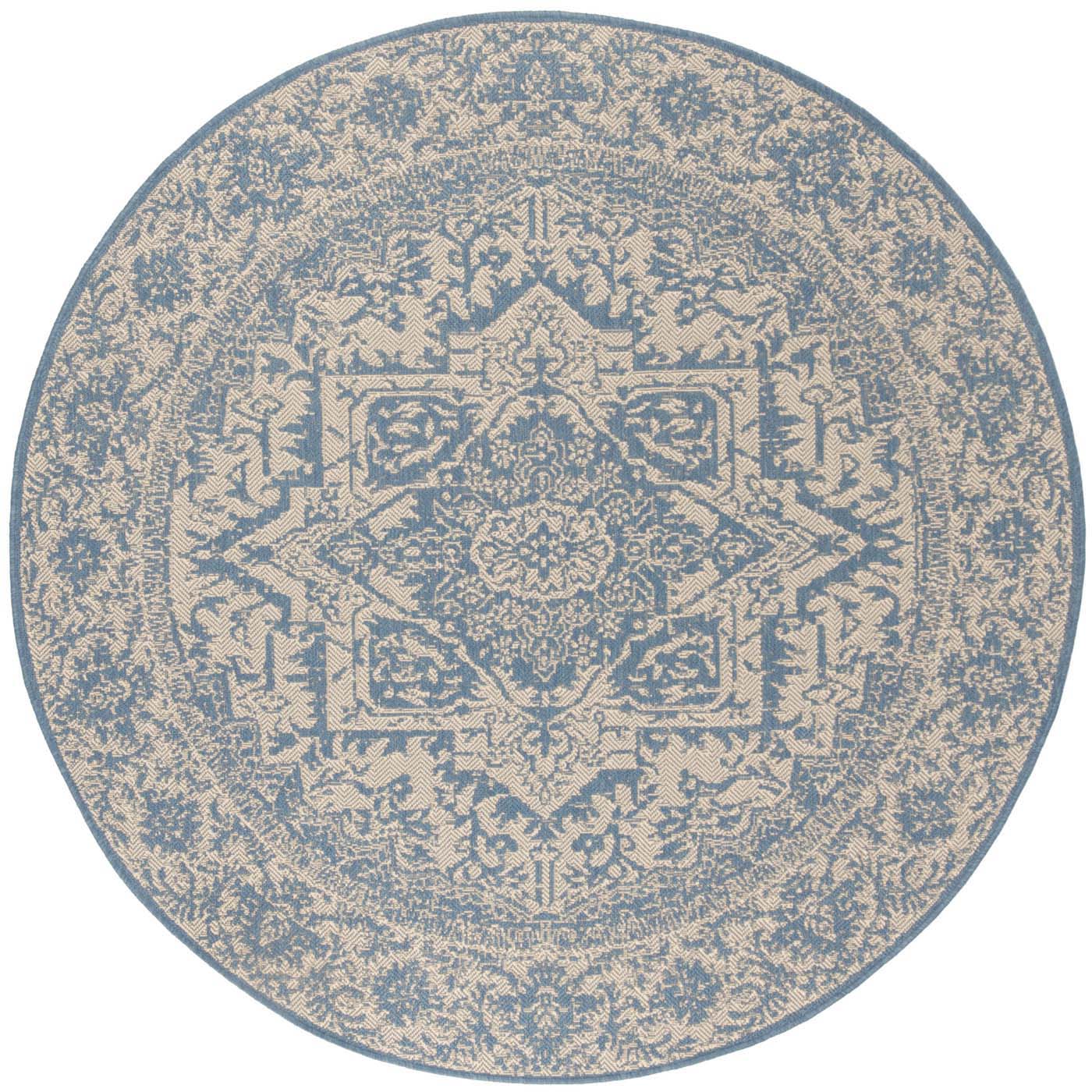 Safavieh Beach House 139 Rug, BHS139 - Cream / Blue