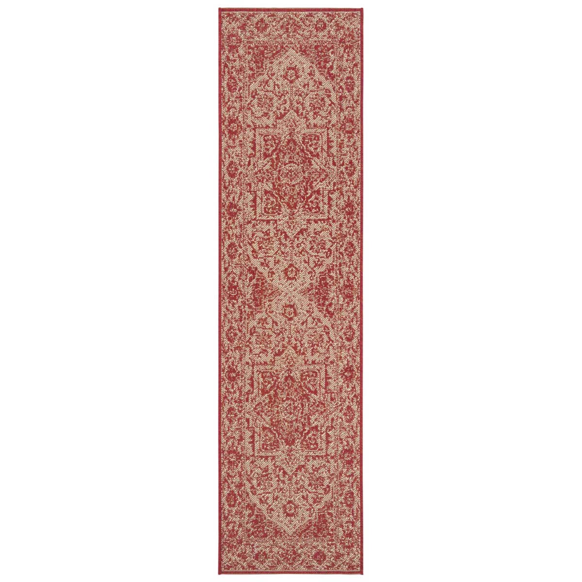 Safavieh Beach House 139 Rug, BHS139 - Red / Creme